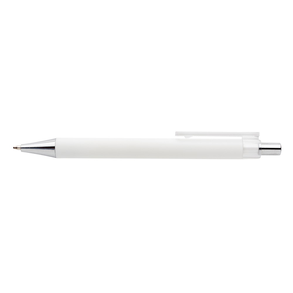 Długopis X8 z chromowaną końcówką - niemiecki wkład Dokumental® - Touch pen z nadrukiem logo | VEBI - zdjęcie 3