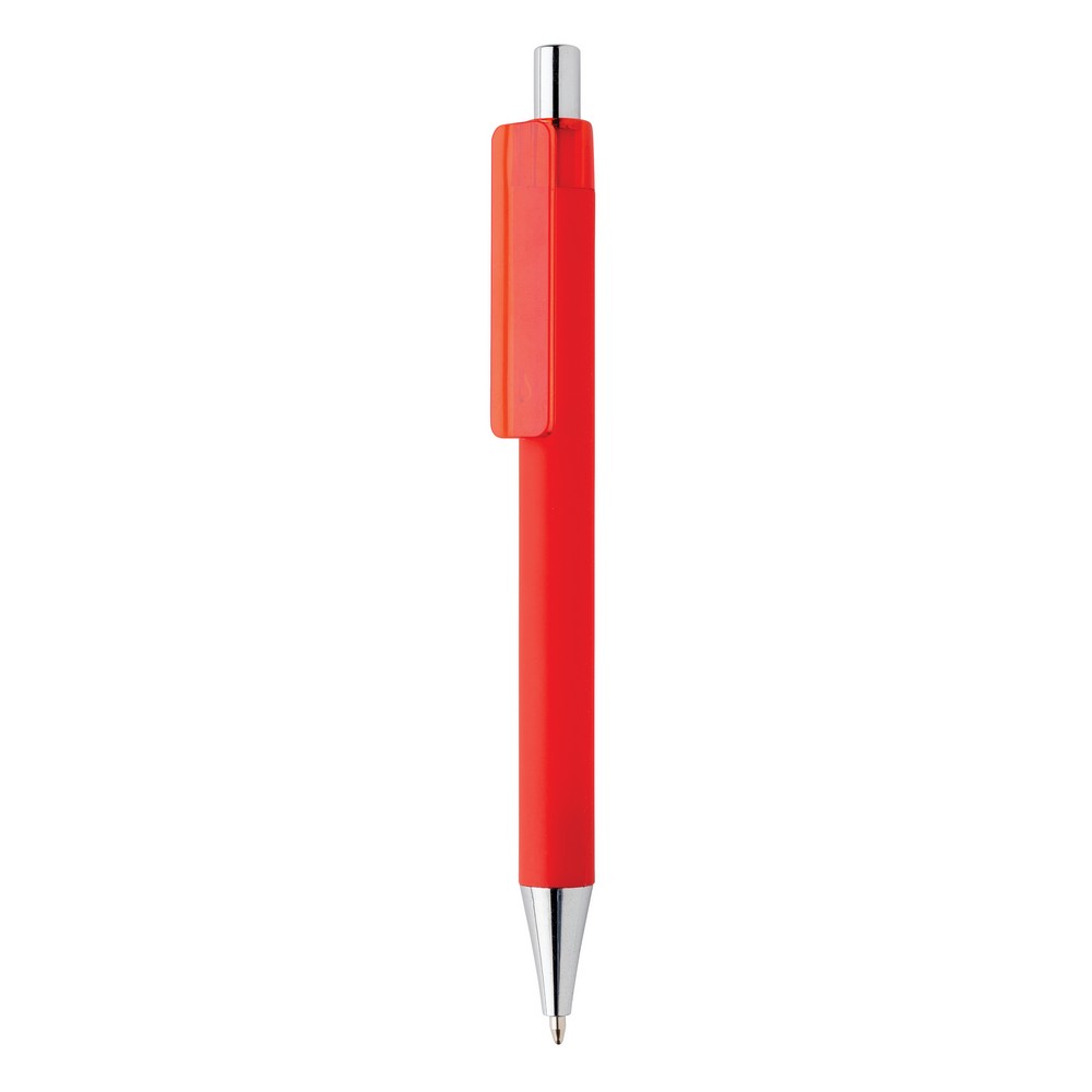 Długopis X8 z chromowaną końcówką - niemiecki wkład Dokumental® - Touch pen z nadrukiem logo | VEBI - zdjęcie 17
