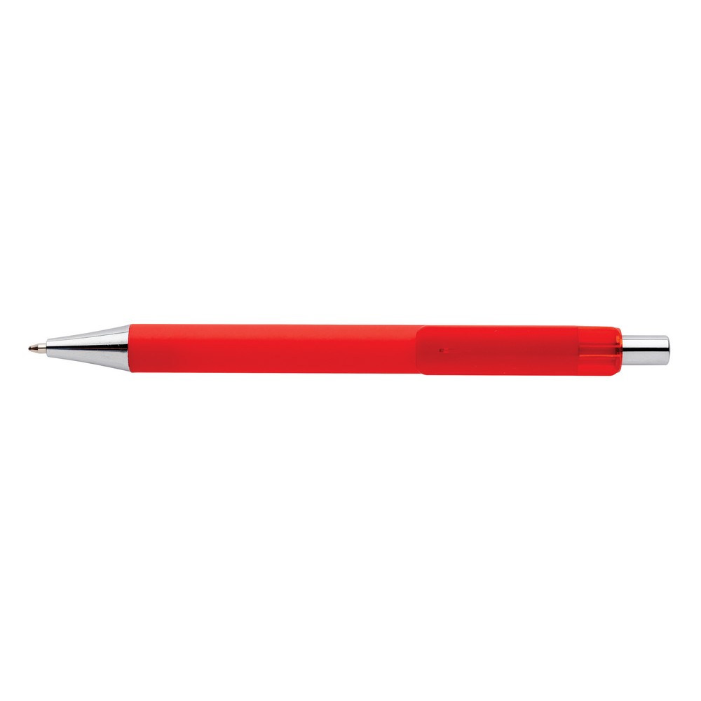 Długopis X8 z chromowaną końcówką - niemiecki wkład Dokumental® - Touch pen z nadrukiem logo | VEBI - zdjęcie 18