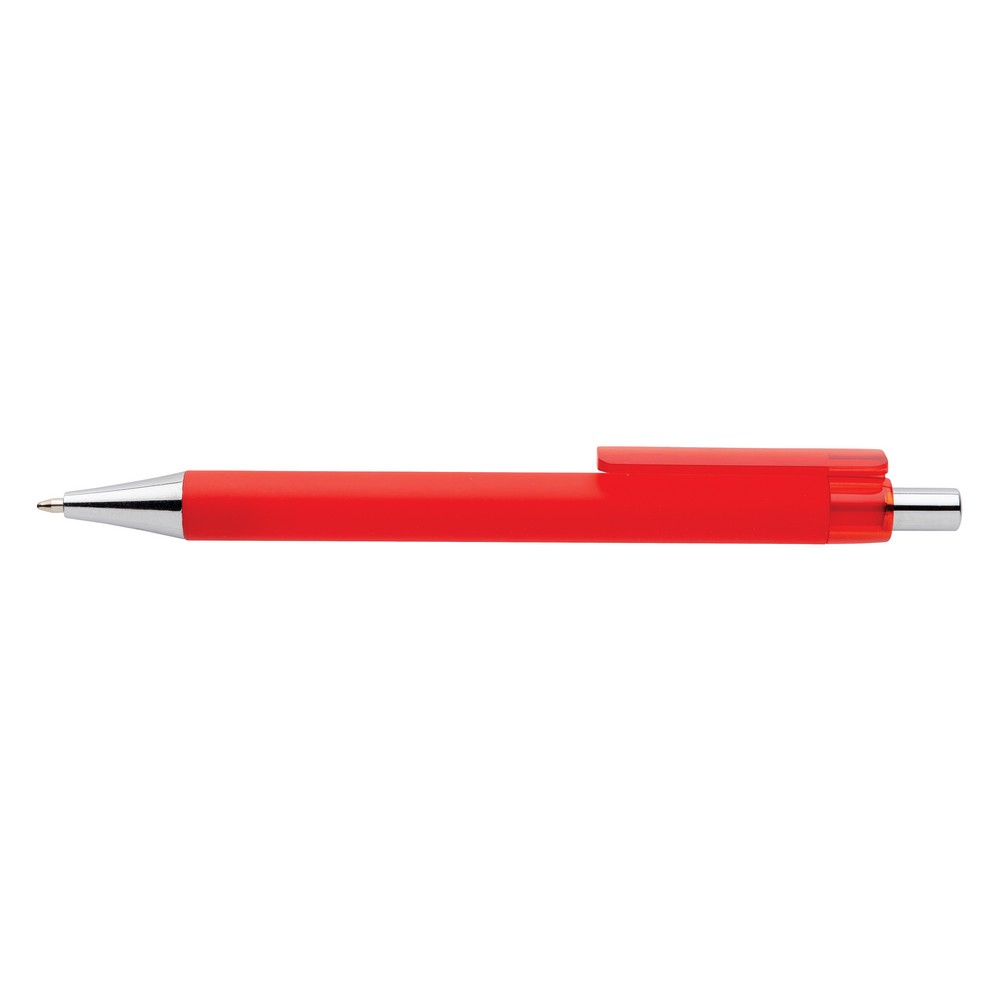 Długopis X8 z chromowaną końcówką - niemiecki wkład Dokumental® - Touch pen z nadrukiem logo | VEBI - zdjęcie 19