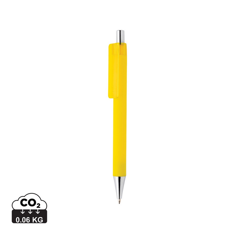 Długopis X8 z chromowaną końcówką - niemiecki wkład Dokumental® - Touch pen z nadrukiem logo | VEBI - zdjęcie 71