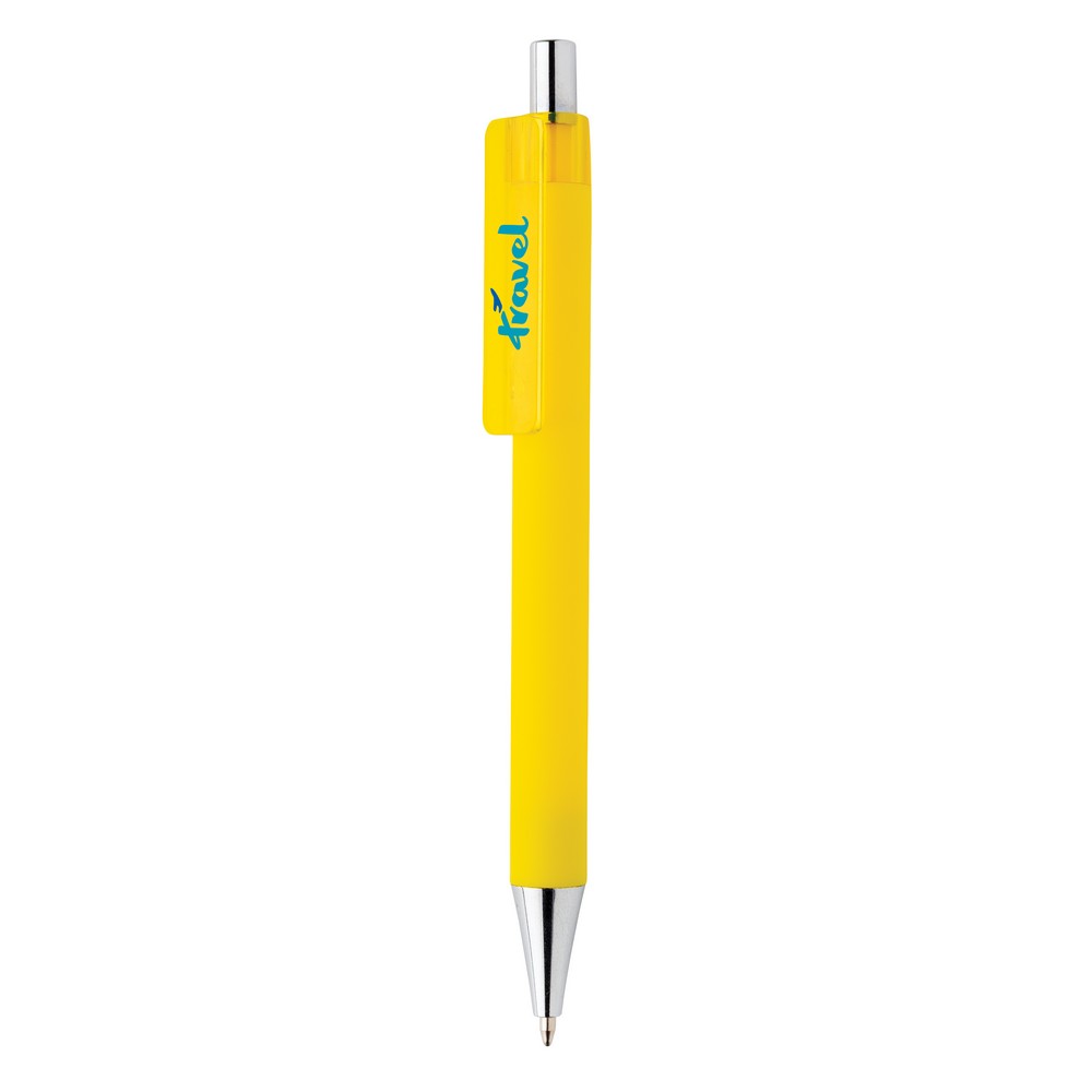 Długopis X8 z chromowaną końcówką - niemiecki wkład Dokumental® - Touch pen z nadrukiem logo | VEBI - zdjęcie 68