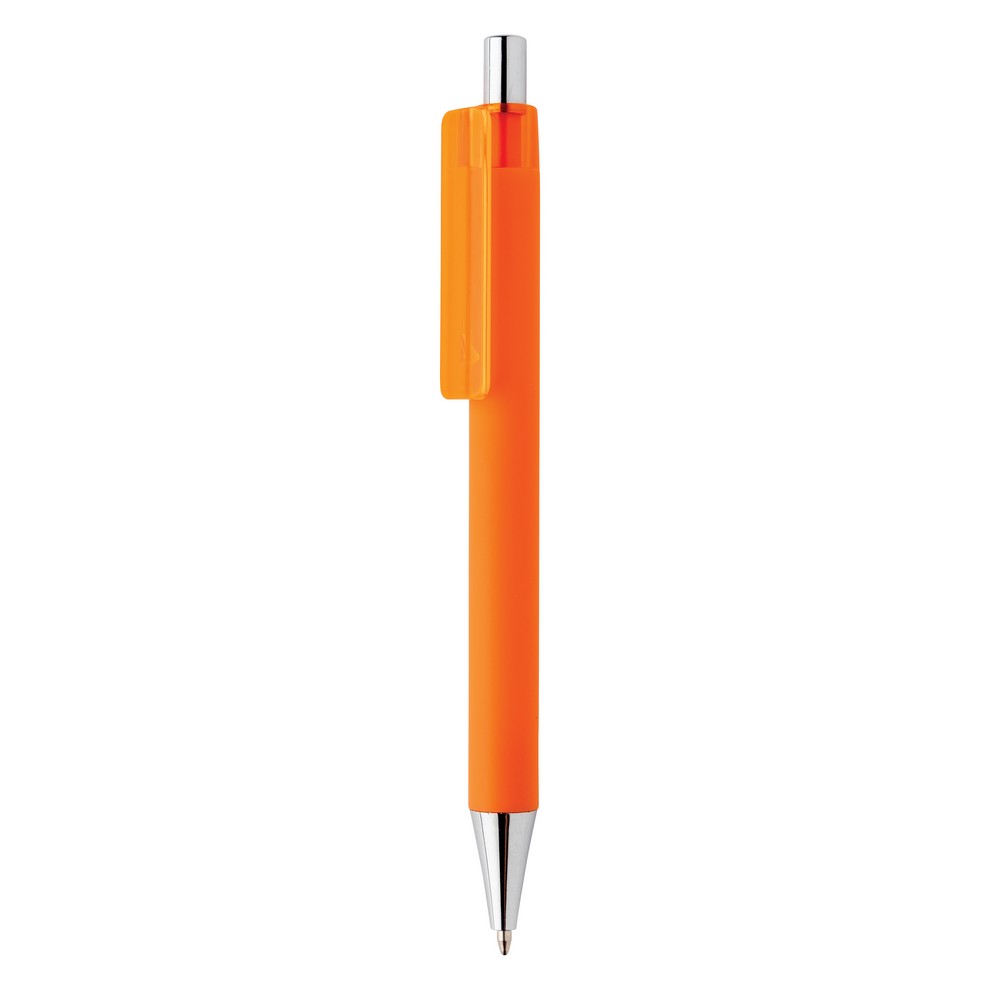 Długopis X8 z chromowaną końcówką - niemiecki wkład Dokumental® - Touch pen z nadrukiem logo | VEBI - zdjęcie 41