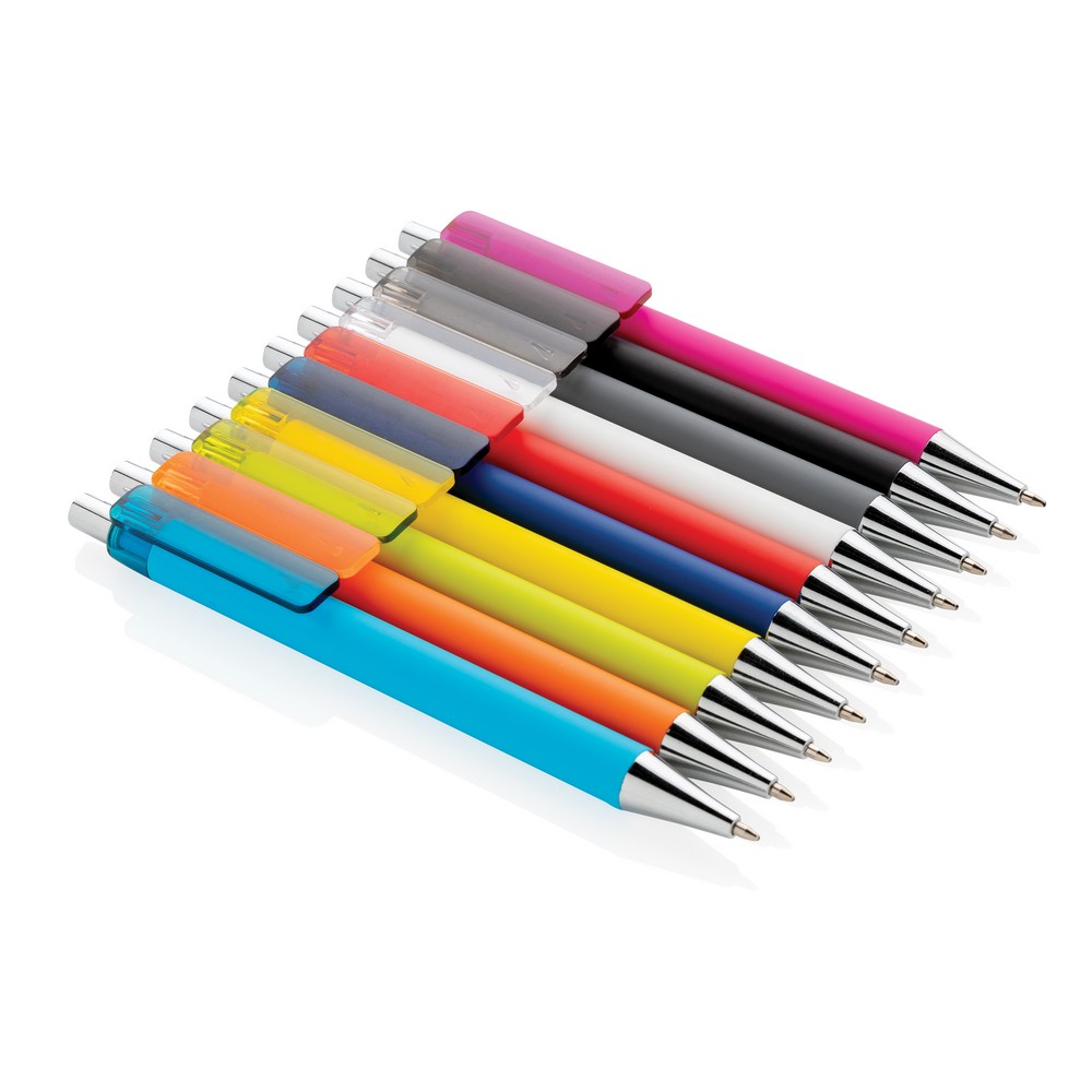 Długopis X8 z chromowaną końcówką - niemiecki wkład Dokumental® - Touch pen z nadrukiem logo | VEBI - zdjęcie 45