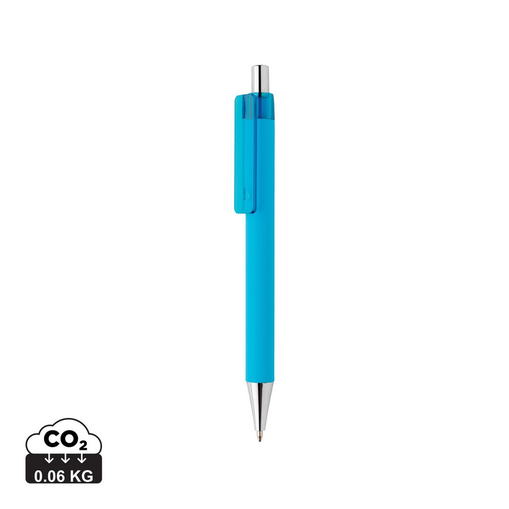 Długopis X8 z chromowaną końcówką - niemiecki wkład Dokumental® - Touch pen z nadrukiem logo | VEBI - zdjęcie 40