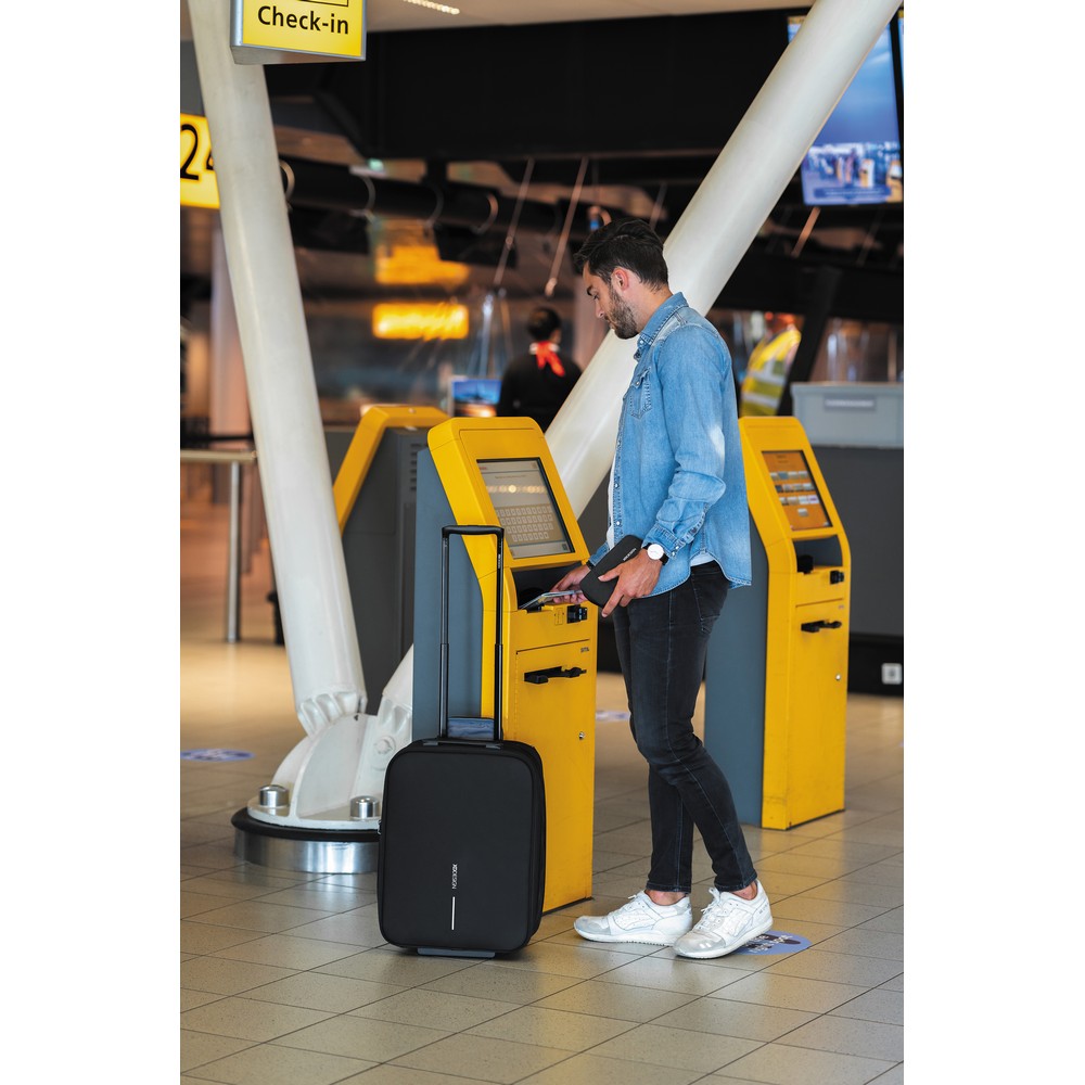 Wielofunkcyjne etui na paszport z ochroną RFID - Akcesoria podróżne z nadrukiem logo | VEBI - zdjęcie 8
