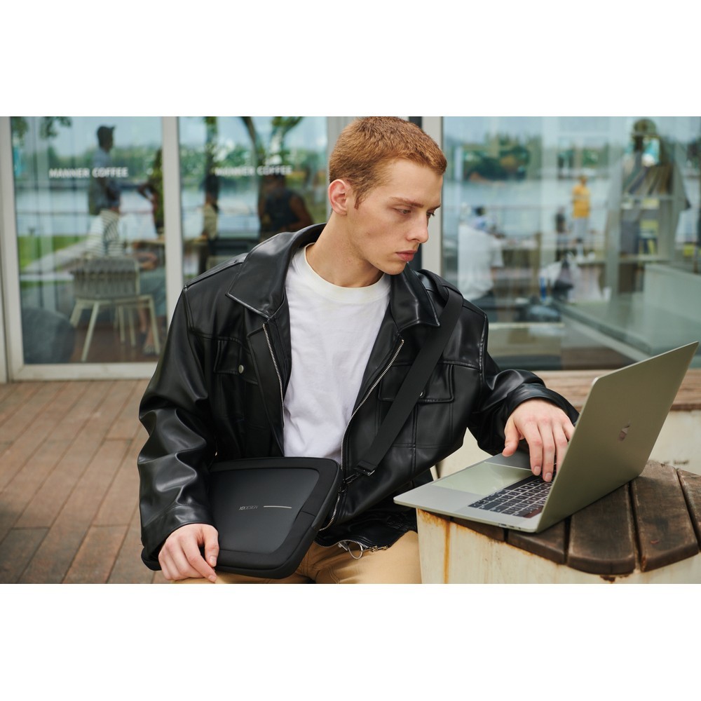 Ekologiczna torba na laptopa 14" z technologią AWARE™ - Torby i plecaki na laptopy z nadrukiem logo | VEBI - zdjęcie 20