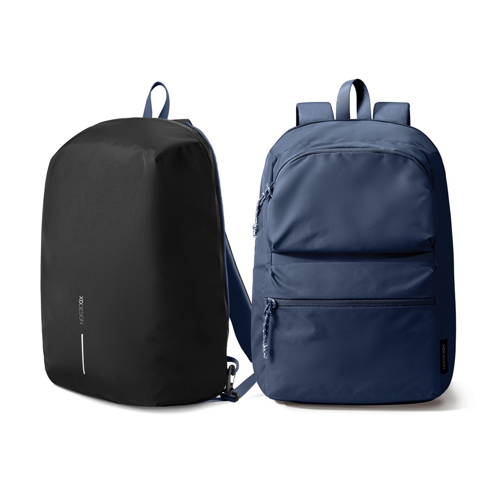 Plecak biznesowy na laptop 16" z materiałów z recyklingu - Plecaki z nadrukiem logo | VEBI - zdjęcie 12