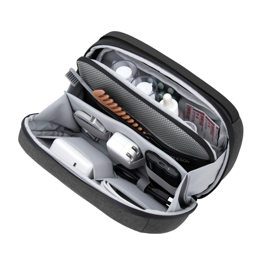 Eko futerał podróżny na akcesoria z RPET - zdjęcie 2