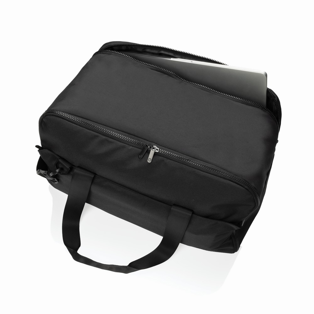 Torba na laptopa Swiss Peak 15,6\" z RPET - biznesowa elegancja - Torby i plecaki na laptopy z nadrukiem logo | VEBI - zdjęcie 5