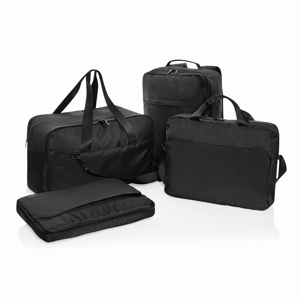 Torba na laptopa Swiss Peak 15,6\" z RPET - biznesowa elegancja - Torby i plecaki na laptopy z nadrukiem logo | VEBI - zdjęcie 8