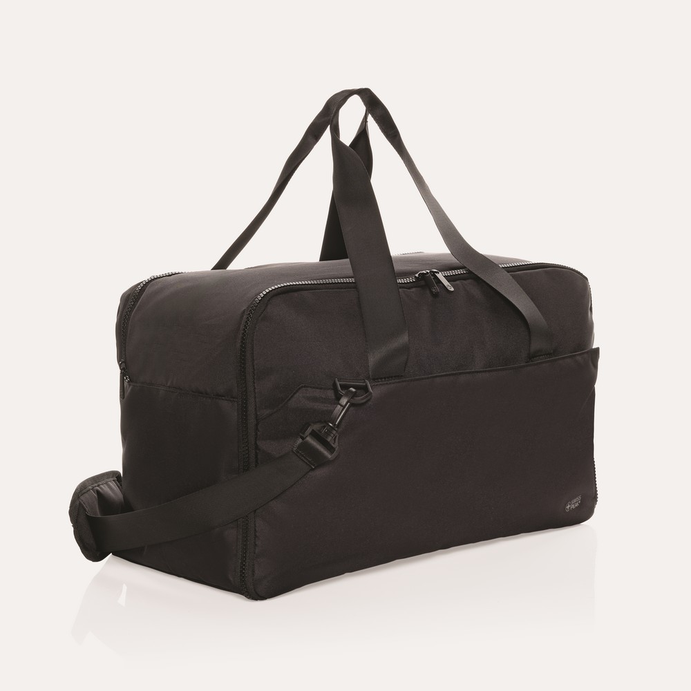 Torba na laptopa Swiss Peak 15,6\" z RPET - biznesowa elegancja - Torby i plecaki na laptopy z nadrukiem logo | VEBI - zdjęcie 10