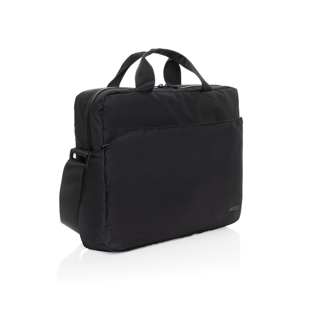 Ekologiczna torba na laptopa 15,6\" Swiss Peak AWARE™ - Torby i plecaki na laptopy z nadrukiem logo | VEBI