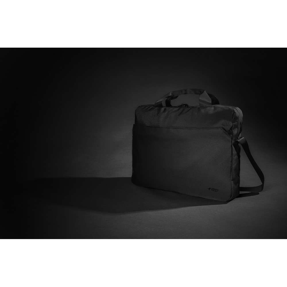 Ekologiczna torba na laptopa 15,6\" Swiss Peak AWARE™ - Torby i plecaki na laptopy z nadrukiem logo | VEBI - zdjęcie 8