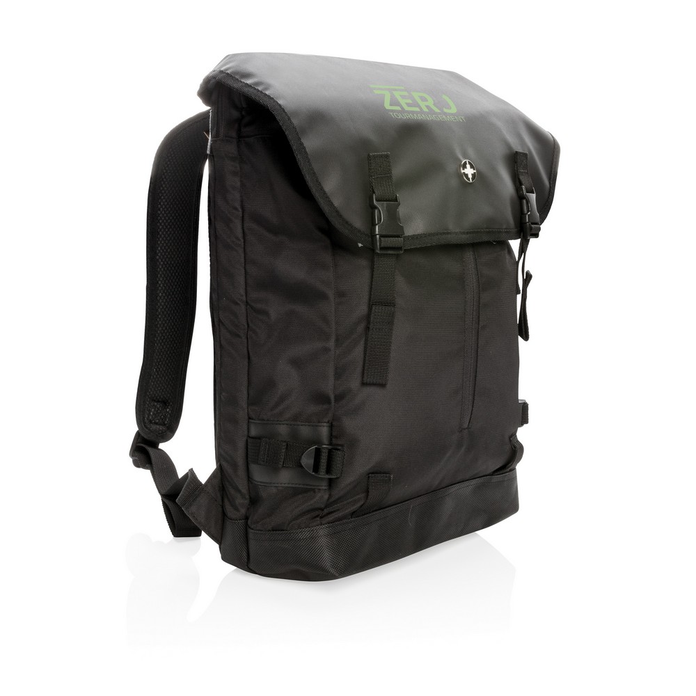 Plecak biznesowy Swiss Peak na laptop 17\" - outdoor design - Torby i plecaki na laptopy z nadrukiem logo | VEBI - zdjęcie 6