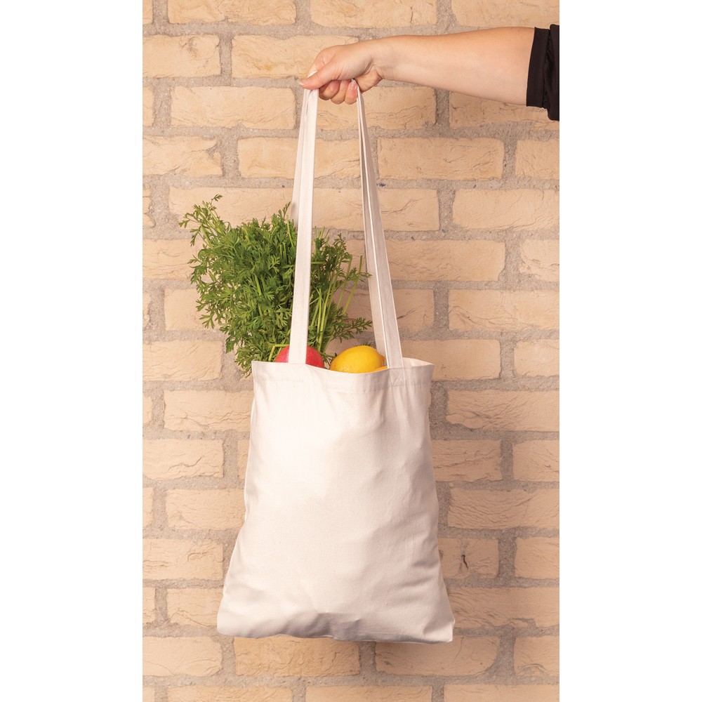 Eko torba bawełniana z recyklingu AWARE™ 330g - Torby i koszyki na zakupy z nadrukiem logo | VEBI - zdjęcie 6