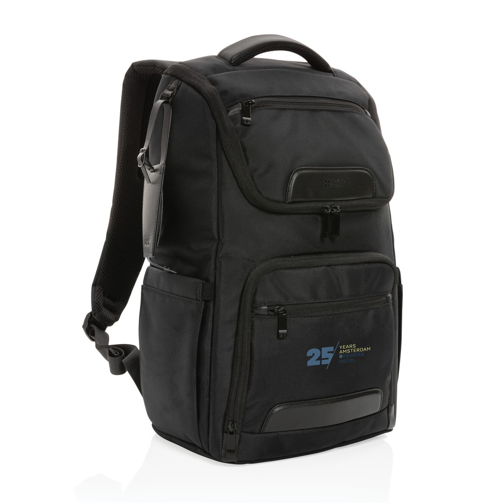 Plecak biznesowy Swiss Peak z ochroną RFID 15,6" - plecaki z nadrukiem logo | VEBI - zdjęcie 10