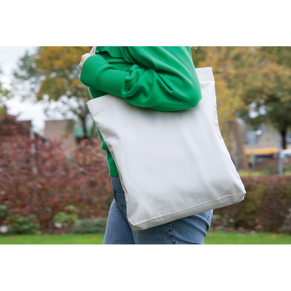 Torba na zakupy AWARE™, bawełna z recyklingu - Torby i koszyki na zakupy z nadrukiem logo | VEBI - zdjęcie 5