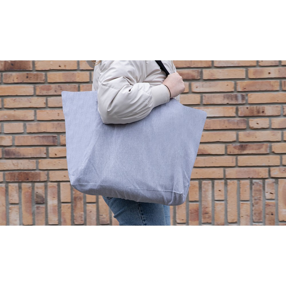 Torba na zakupy AWARE™, bawełna z recyklingu - Torby i koszyki na zakupy z nadrukiem logo | VEBI - zdjęcie 76