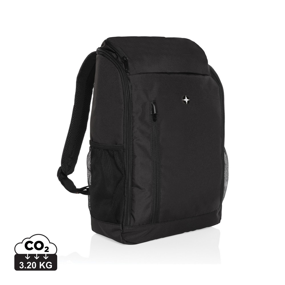 Ekologiczny plecak na laptopa 15" Swiss Peak z recyklingu - Plecaki z nadrukiem logo | VEBI - zdjęcie 9