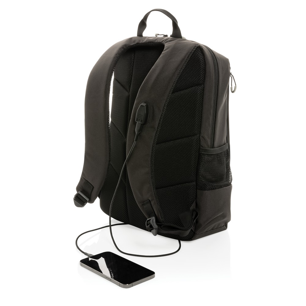 Plecak na laptopa 15,6" Swiss Peak Lima AWARE™, ochrona RFID - Plecaki z nadrukiem logo | VEBI - zdjęcie 5