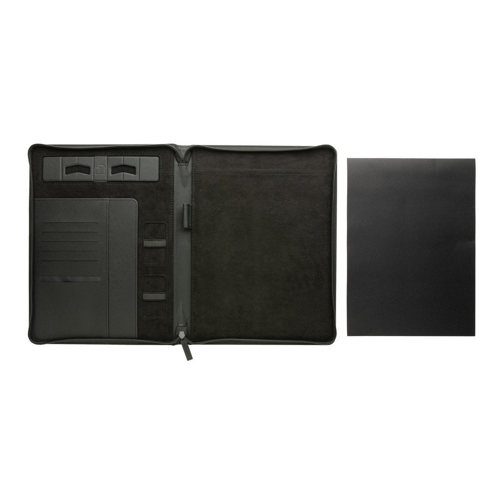 Ekologiczna teczka konferencyjna A4 z notatnikiem z recyklingu - zdjęcie 4