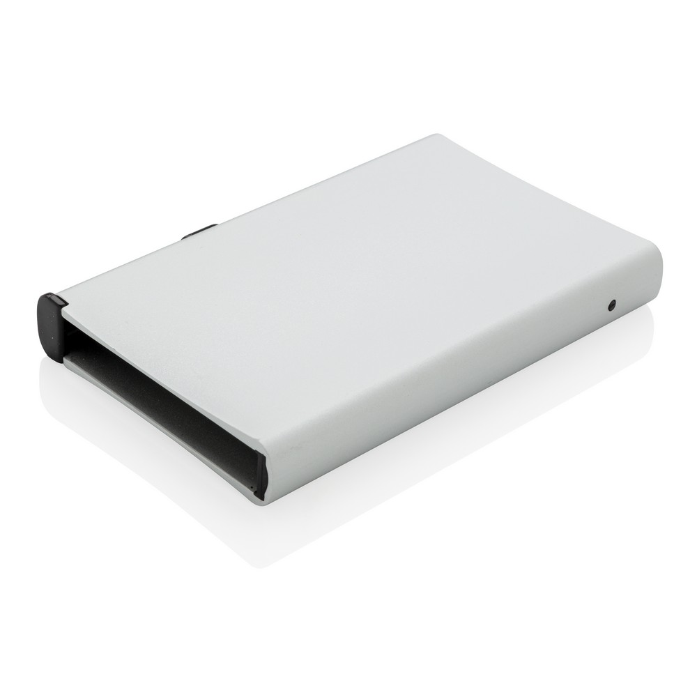 Aluminiowe etui na karty z ochroną RFID - 10 kart - Etui na karty i wizytówki z nadrukiem logo | VEBI - zdjęcie 14