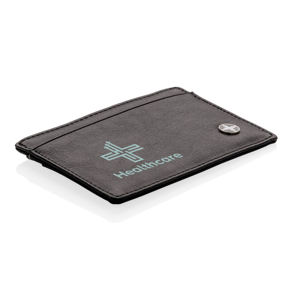Portfel biznesowy Swiss Peak z ochroną RFID - Etui na karty i wizytówki z nadrukiem logo | VEBI - zdjęcie 9