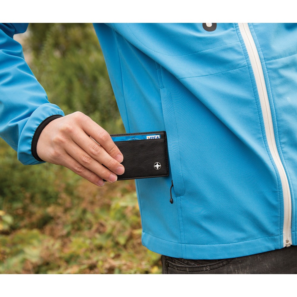 Portfel biznesowy Swiss Peak z ochroną RFID - Etui na karty i wizytówki z nadrukiem logo | VEBI - zdjęcie 11