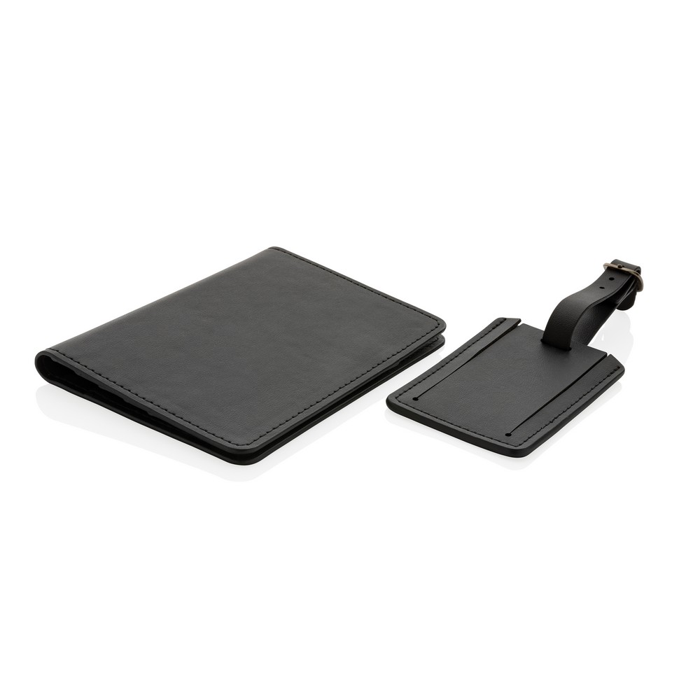 Zestaw podróżny Swiss Peak z eko-materiałów PU z recyklingu