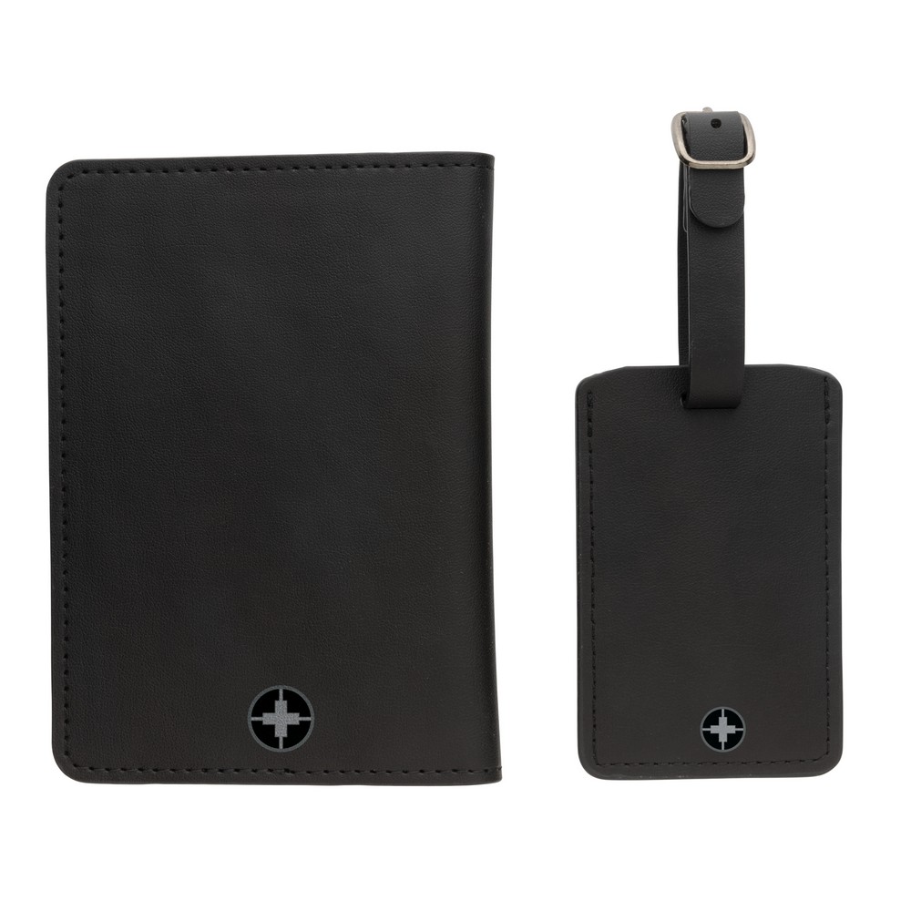 Zestaw podróżny Swiss Peak z eko-materiałów PU z recyklingu - zdjęcie 3