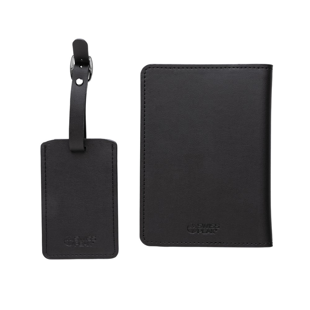 Zestaw podróżny Swiss Peak z eko-materiałów PU z recyklingu - zdjęcie 5