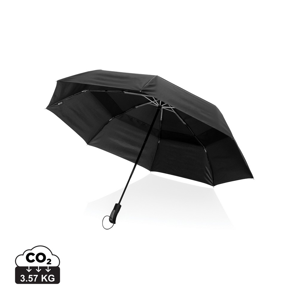 Parasol sztormowy Swiss Peak AWARE™ - ekologiczny z RPET - Parasole automatyczne z nadrukiem logo | VEBI - zdjęcie 9