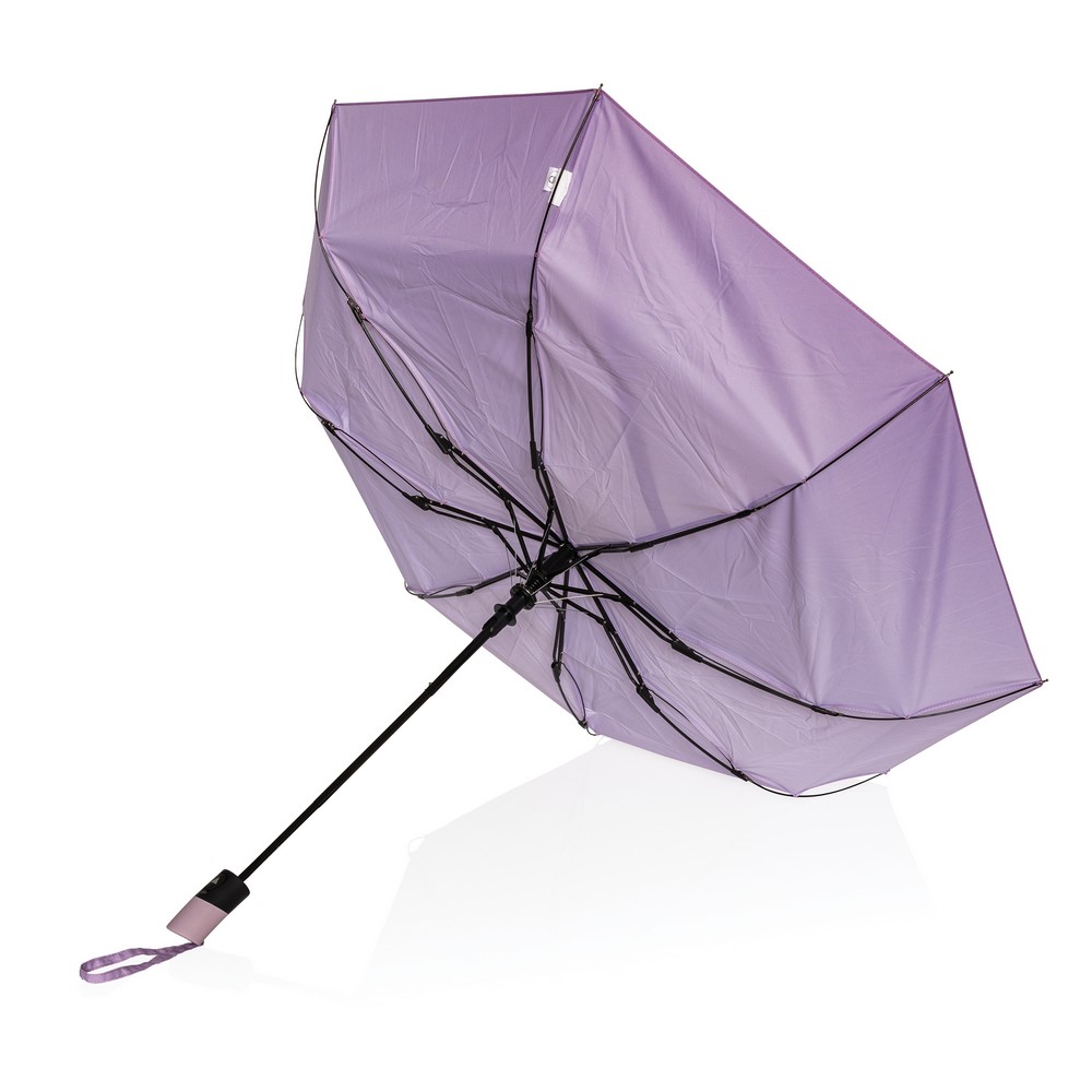 Parasol automatyczny 21" AWARE™ RPET z nadrukiem logo - Parasole automatyczne z nadrukiem logo | VEBI - zdjęcie 3