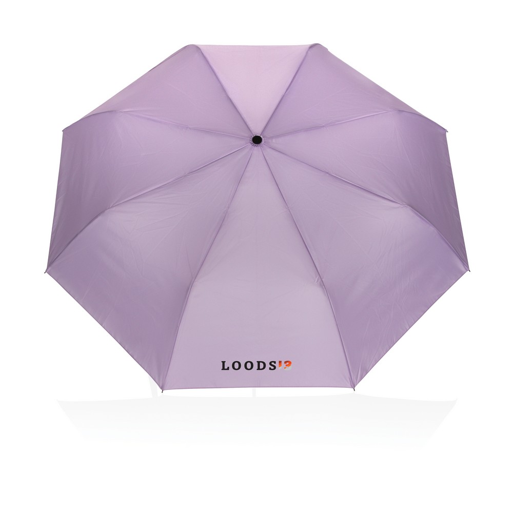 Parasol automatyczny 21" AWARE™ RPET z nadrukiem logo - Parasole automatyczne z nadrukiem logo | VEBI - zdjęcie 8