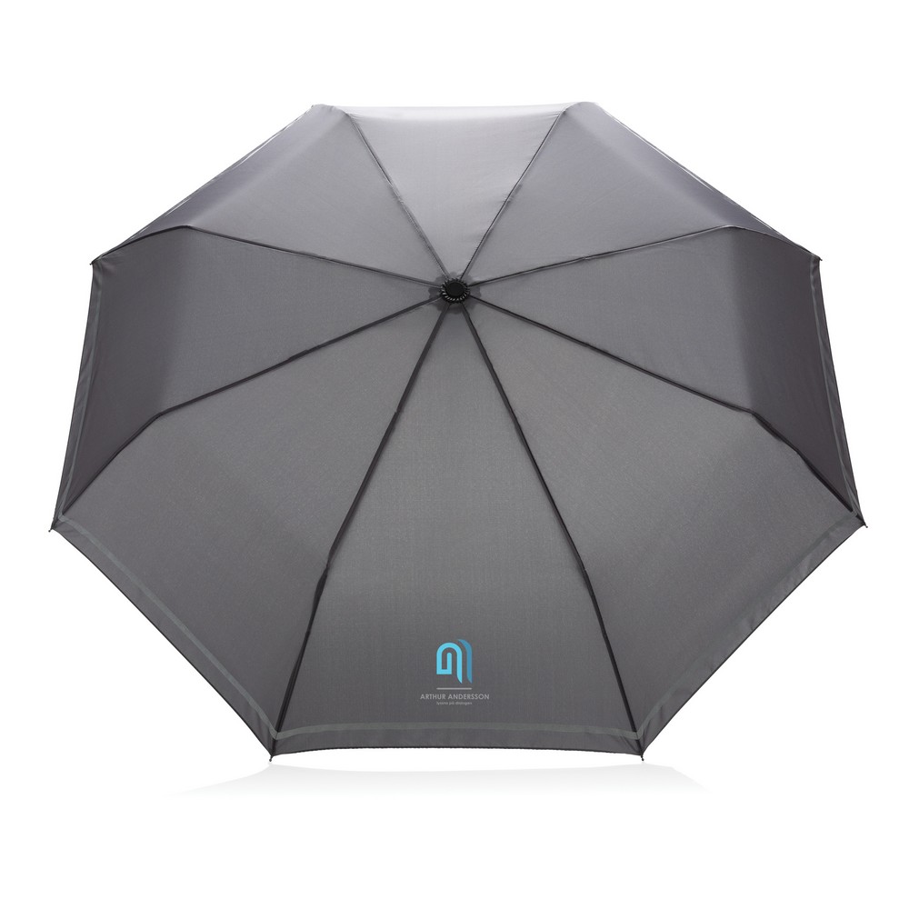 Ekologiczny parasol AWARE™ RPET z recyklingu - 20,5" - Parasole manualne z nadrukiem logo | VEBI - zdjęcie 19