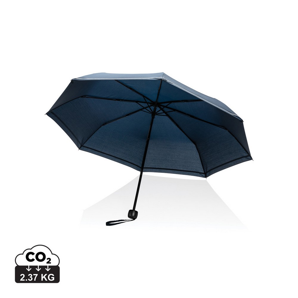 Ekologiczny parasol AWARE™ RPET z recyklingu - 20,5" - Parasole manualne z nadrukiem logo | VEBI - zdjęcie 14