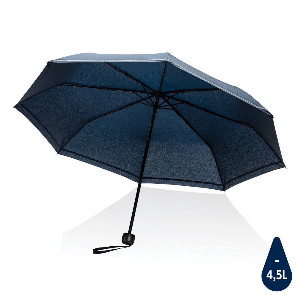 Ekologiczny parasol AWARE™ RPET z recyklingu - 20,5" - Parasole manualne z nadrukiem logo | VEBI - zdjęcie 9