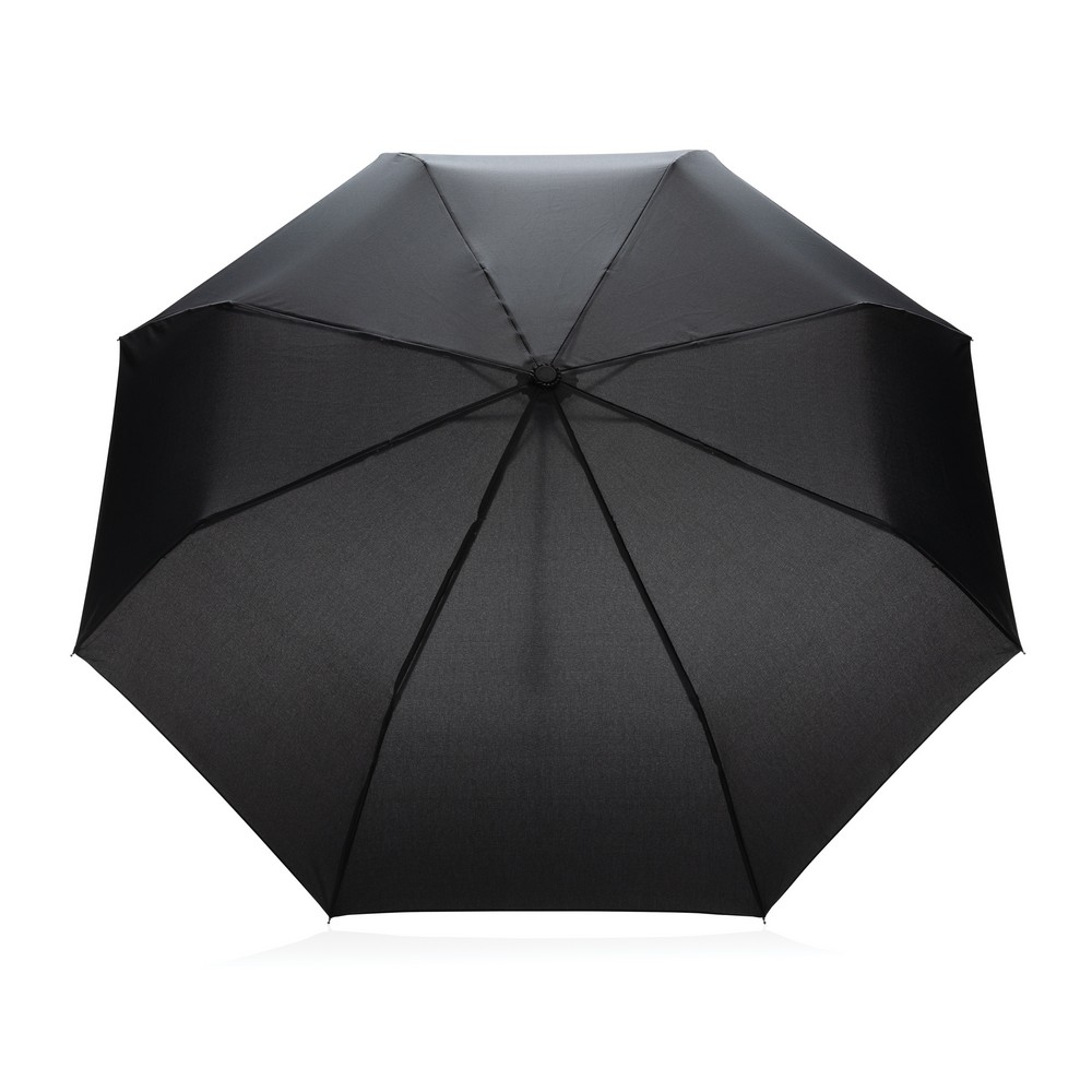 Parasol bambusowy 20.5" AWARE RPET z nadrukiem logo - Parasole manualne z nadrukiem logo | VEBI - zdjęcie 2