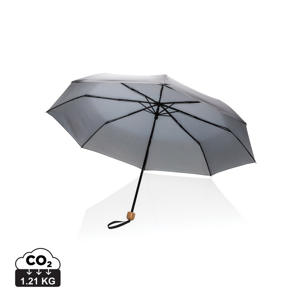 Parasol bambusowy 20.5" AWARE RPET z nadrukiem logo - Parasole manualne z nadrukiem logo | VEBI - zdjęcie 23