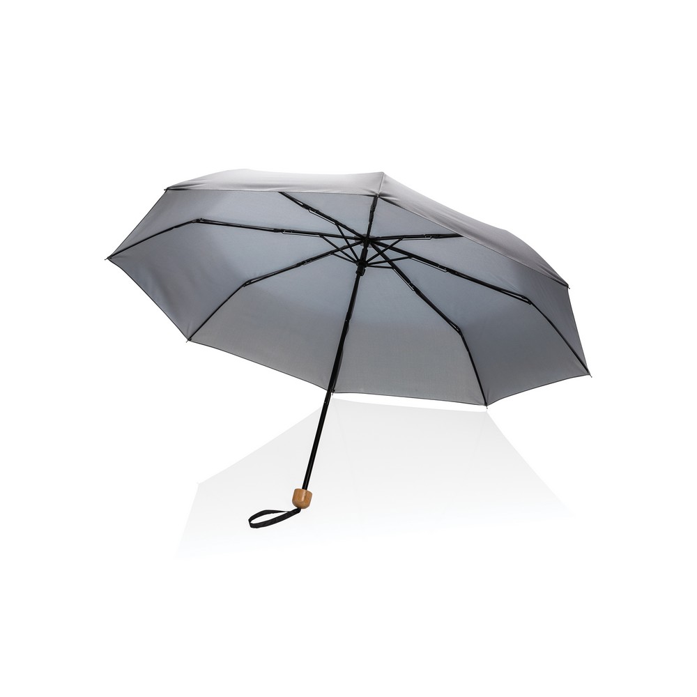 Parasol bambusowy 20.5" AWARE RPET z nadrukiem logo - Parasole manualne z nadrukiem logo | VEBI - zdjęcie 17