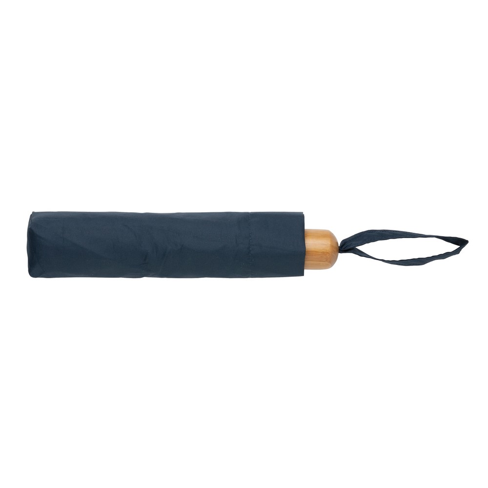 Parasol bambusowy 20.5" AWARE RPET z nadrukiem logo - Parasole manualne z nadrukiem logo | VEBI - zdjęcie 11