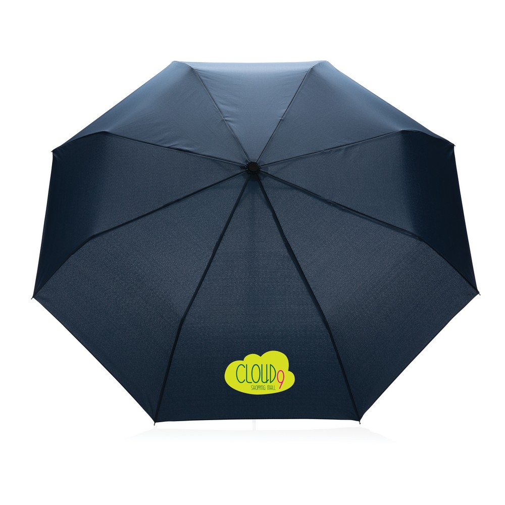 Parasol bambusowy 20.5" AWARE RPET z nadrukiem logo - Parasole manualne z nadrukiem logo | VEBI - zdjęcie 13