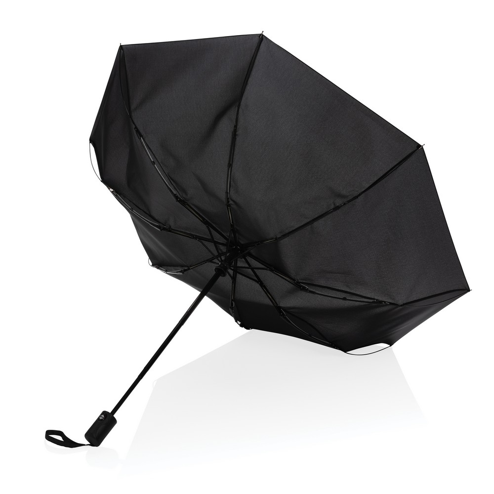 Parasol automatyczny eco RPET 21\" z recyklingu - Parasole automatyczne z nadrukiem logo | VEBI - zdjęcie 13