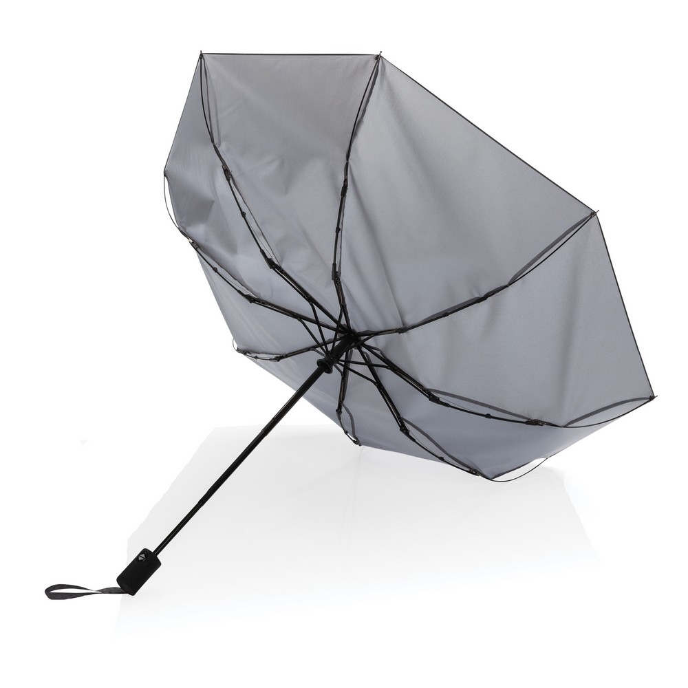 Parasol automatyczny eco RPET 21\" z recyklingu - Parasole automatyczne z nadrukiem logo | VEBI - zdjęcie 45