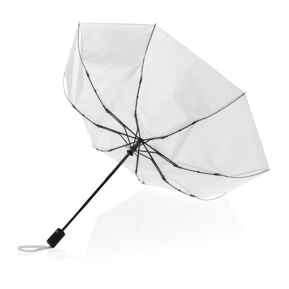 Parasol automatyczny eco RPET 21\" z recyklingu - Parasole automatyczne z nadrukiem logo | VEBI - zdjęcie 3