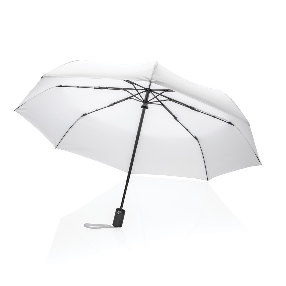 Parasol automatyczny eco RPET 21\" z recyklingu - Parasole automatyczne z nadrukiem logo | VEBI - zdjęcie 7