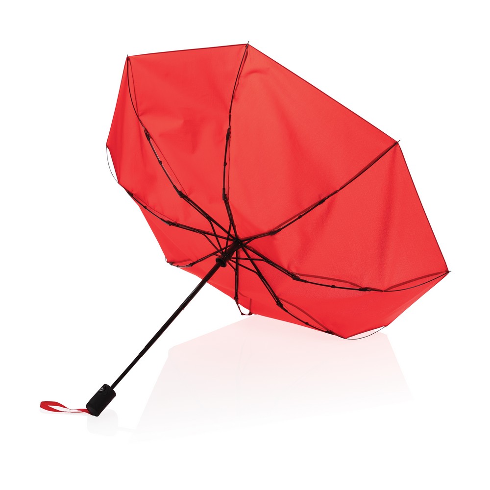 Parasol automatyczny eco RPET 21\" z recyklingu - Parasole automatyczne z nadrukiem logo | VEBI - zdjęcie 23