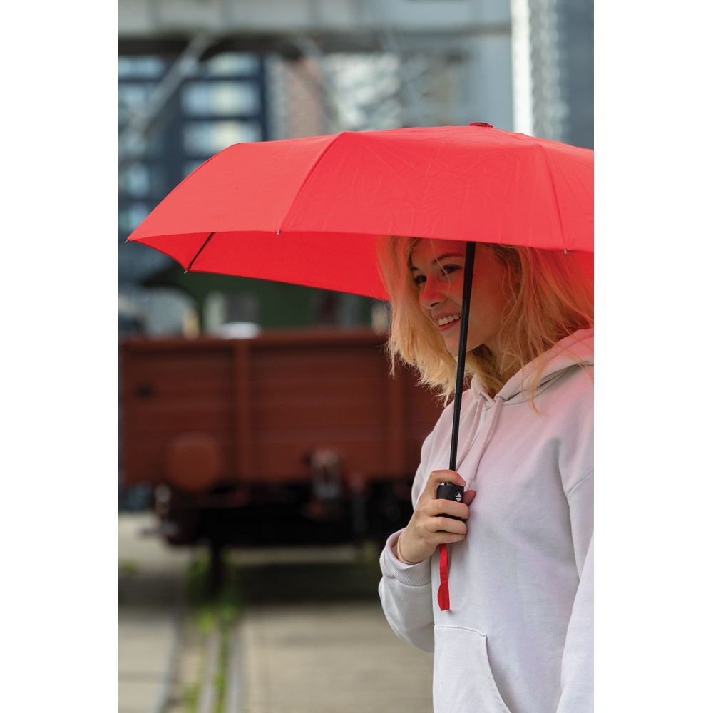 Parasol automatyczny eco RPET 21\" z recyklingu - Parasole automatyczne z nadrukiem logo | VEBI - zdjęcie 29