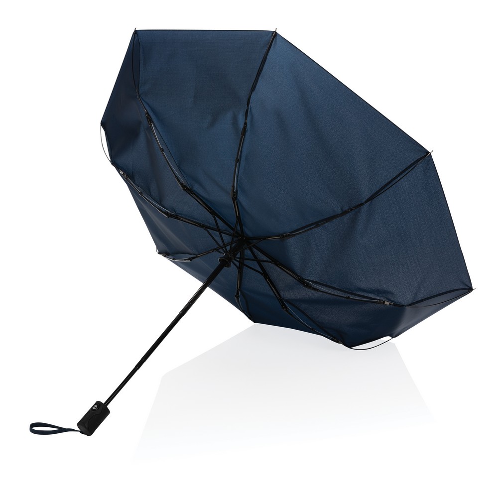 Parasol automatyczny eco RPET 21\" z recyklingu - Parasole automatyczne z nadrukiem logo | VEBI - zdjęcie 35